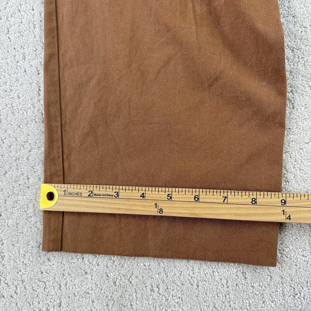Sézane Constance Pants Women's 34 (US 2) Brown Pleated Wide Leg 26x28 $145 - Picture 10 of 11
